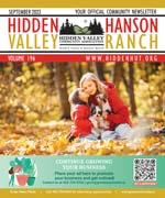 September  Hidden Valley Hanson Ranch