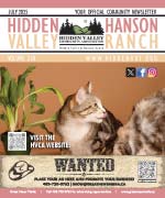 July  Hidden Valley Hanson Ranch
