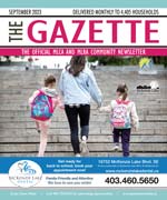 September  Gazette (McKenzie Lake)