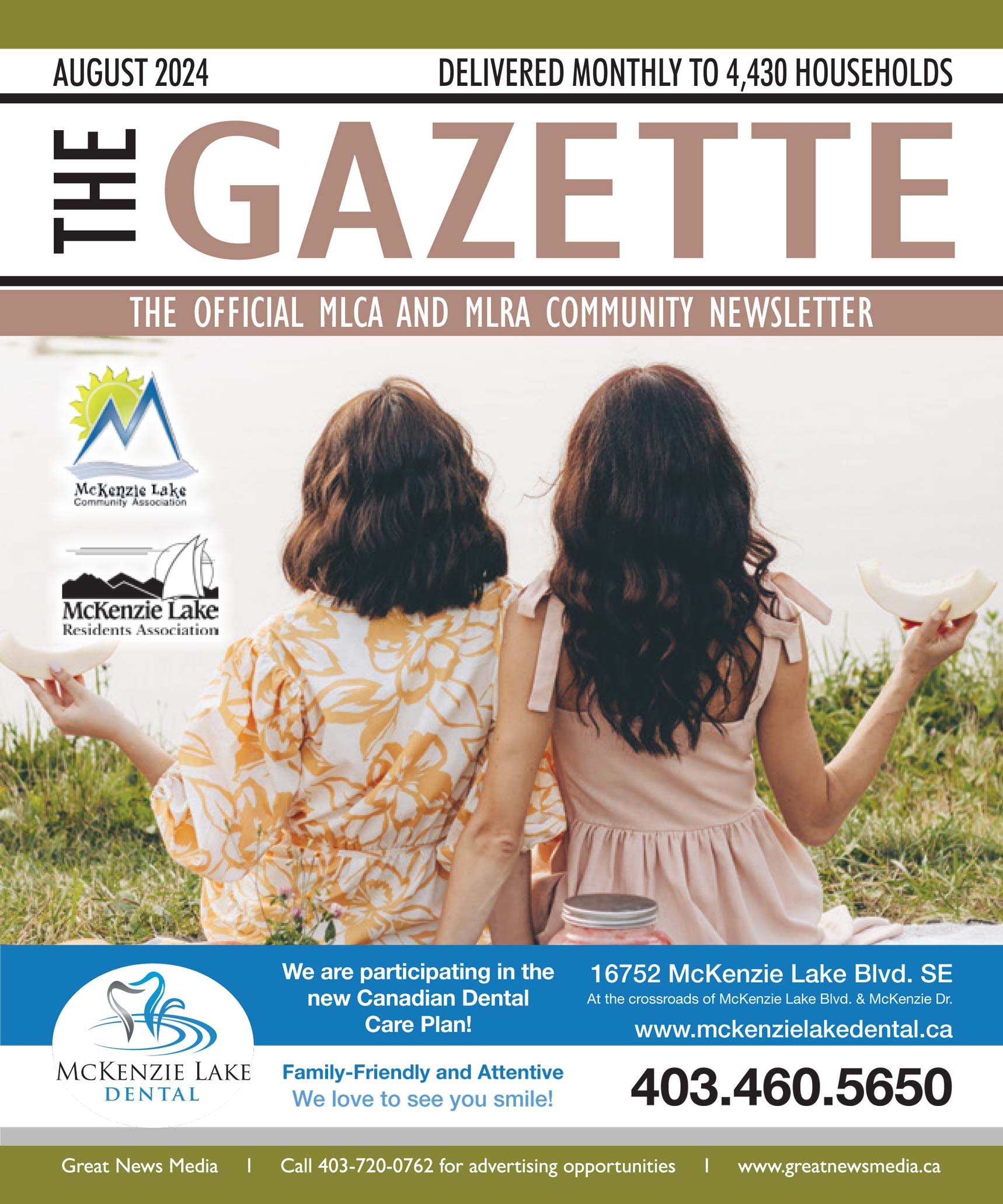 August  Gazette (McKenzie Lake)
