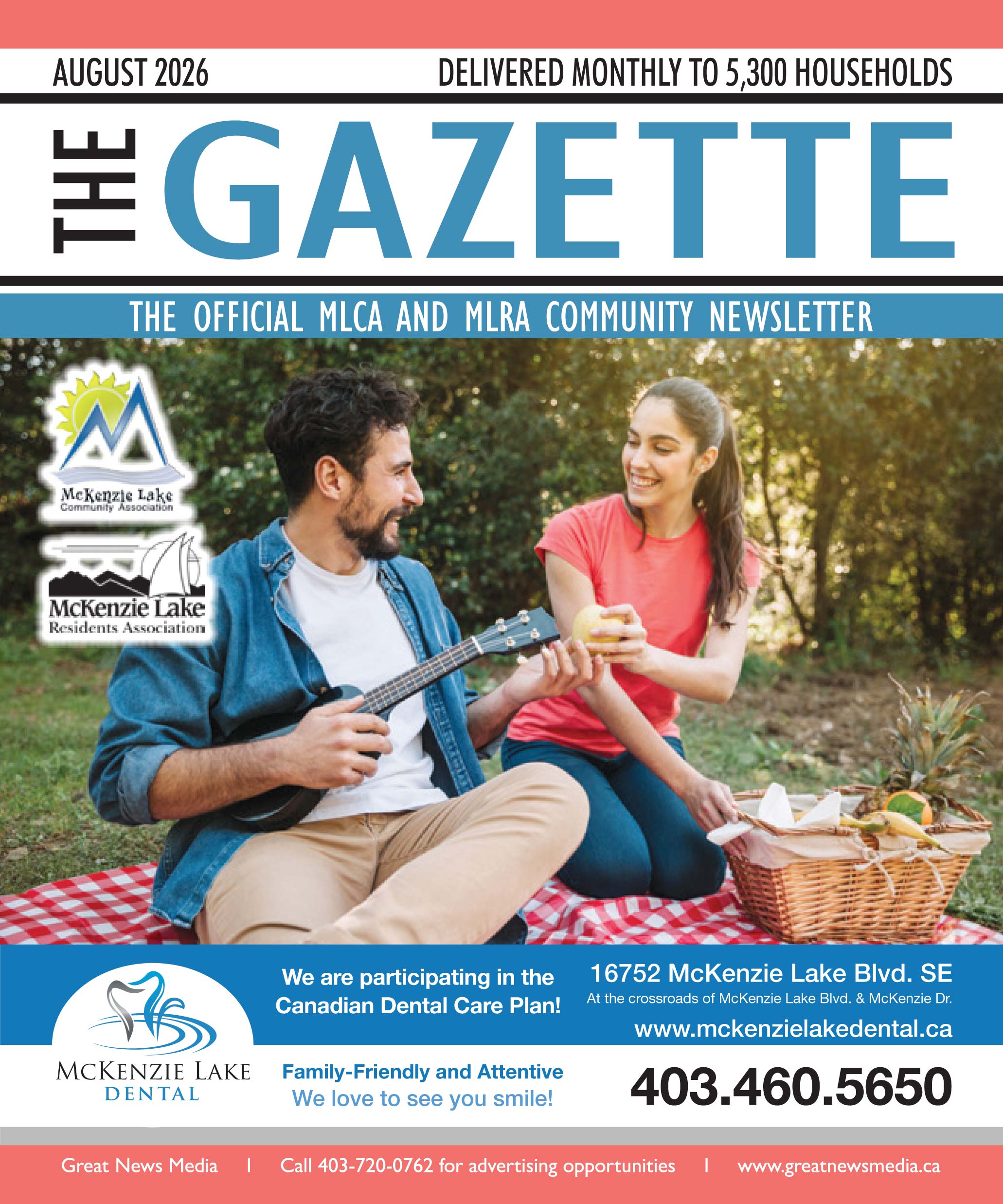 August Gazette (McKenzie Lake)