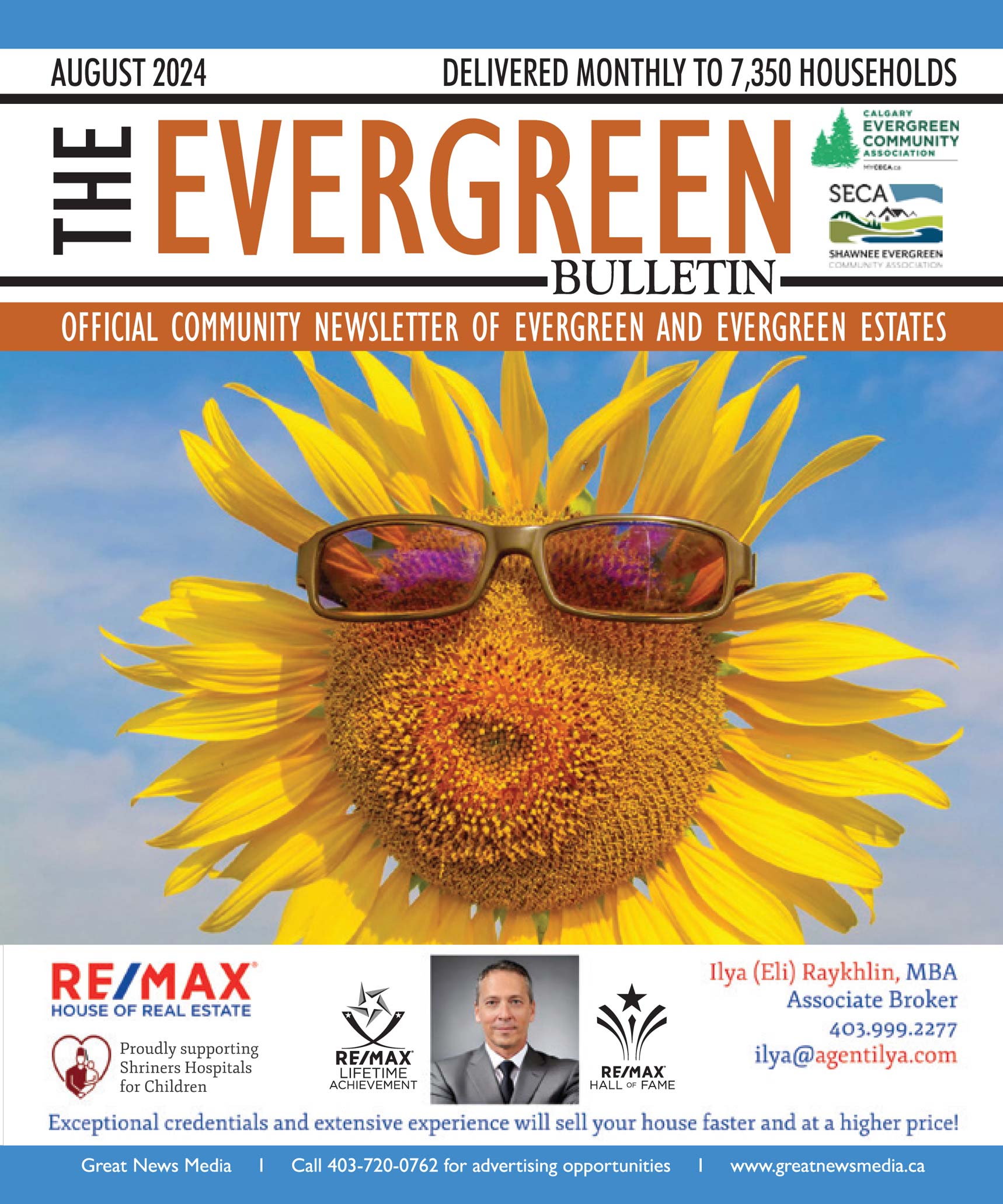 August  Evergreen Bulletin