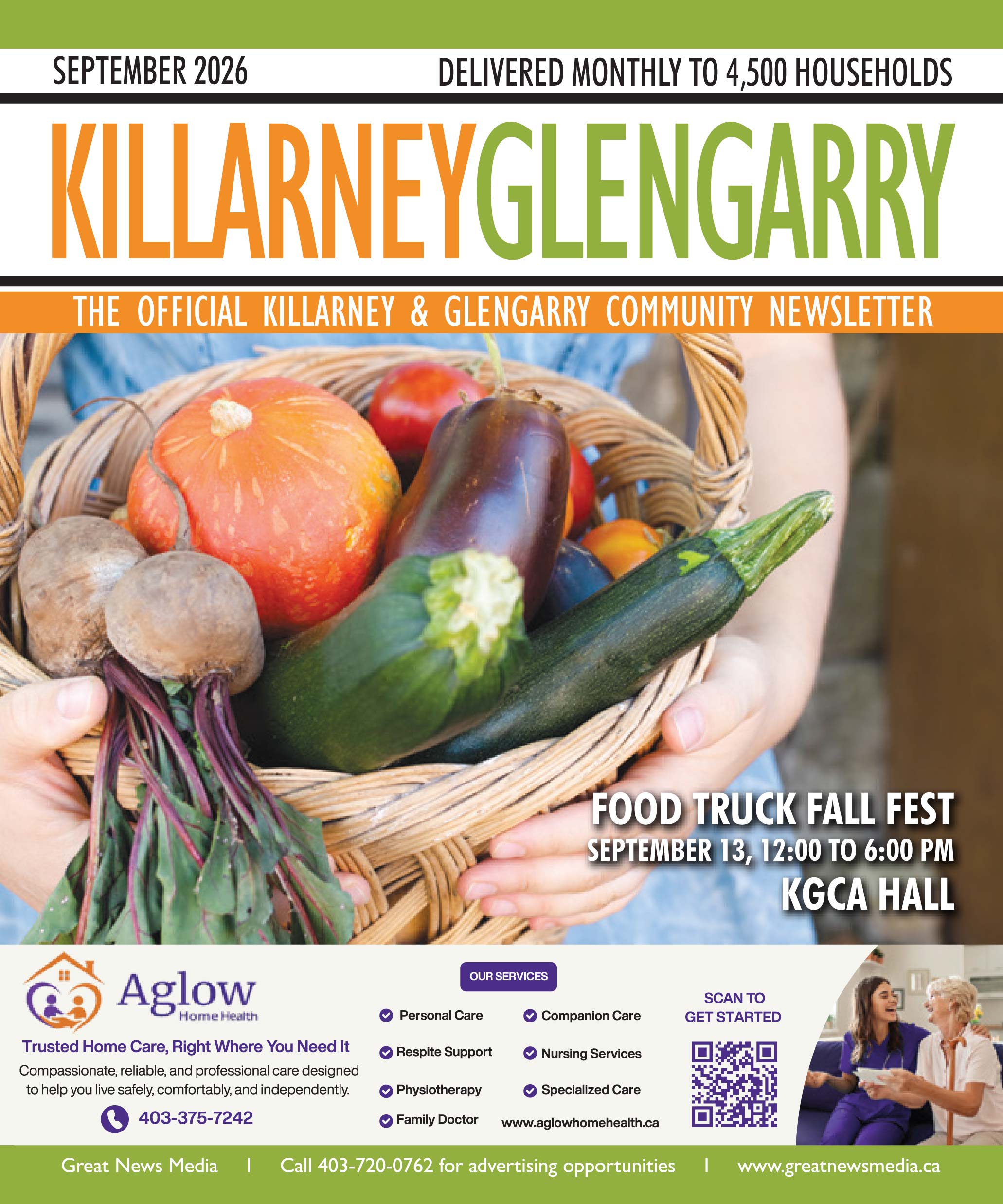 September Killarney Glengarry