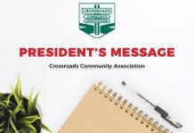 Presidents Message Crossroads