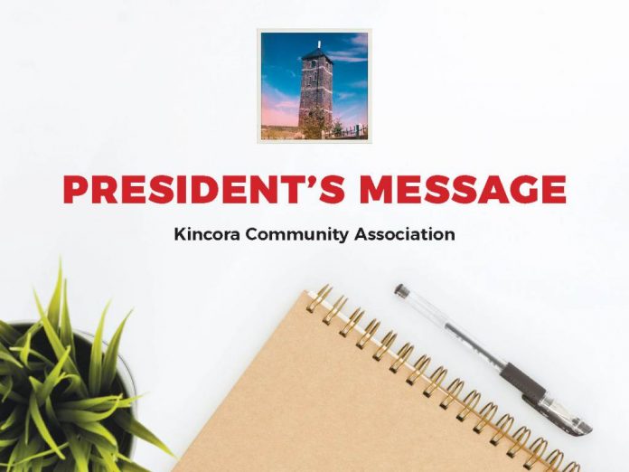 Presidents Message Kincora