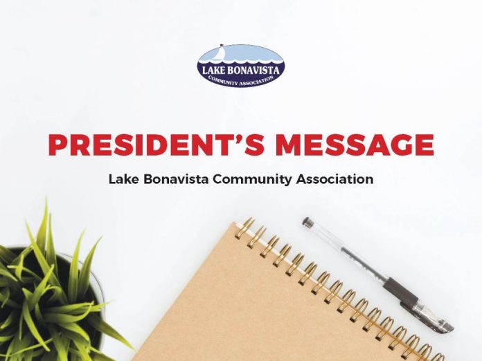 Presidents Message Lake Bonavista