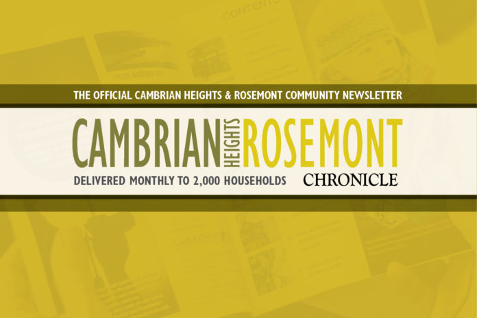 Community Newsletter CambrianHeights