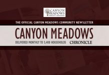 The December 2025 Canyon Meadows Chronicle Community Newsletter Magazine Community Newsletter CanyonMeadows