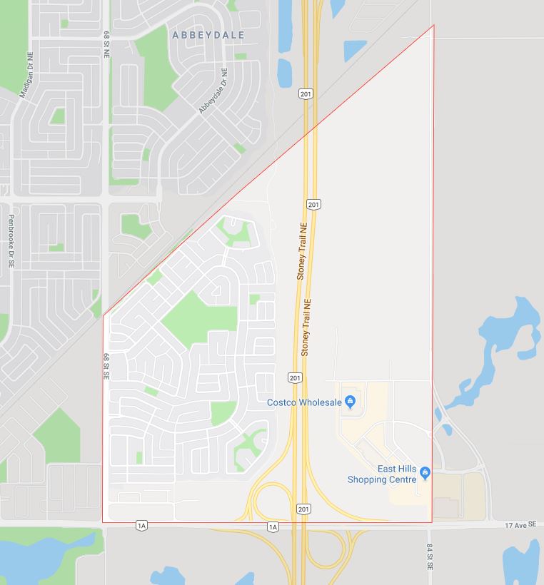 Google Map of Applewood_Park, Calgary, AB