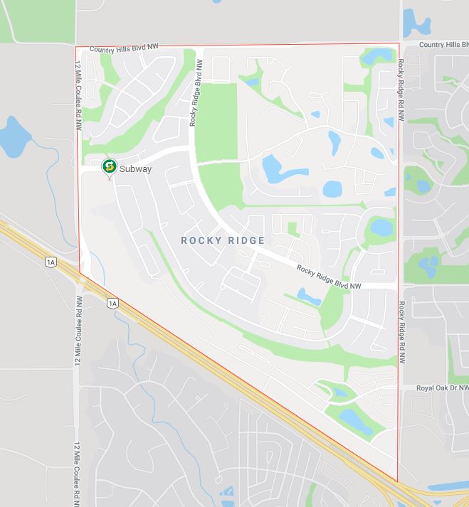 Google Map of Rocky_Ridge, Calgary, AB