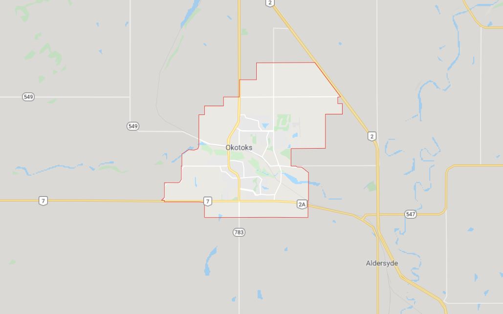 Google Map of Homestead, Calgary, AB