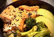 Salmon and Broccoli Rice Bowl