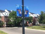 Lincoln Park Calgary Community Decorative Street Light Sign