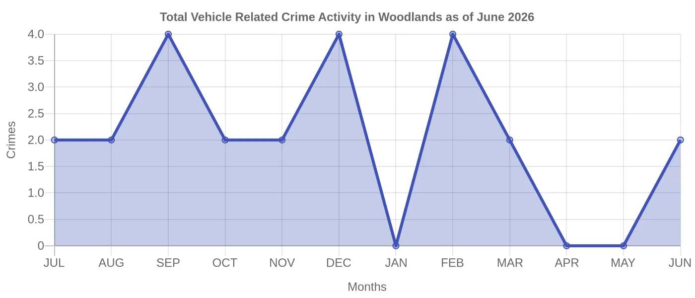 Vehicle Related Crime Activity Chart