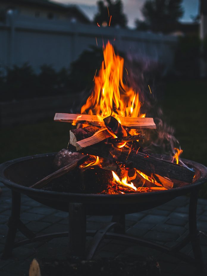 Be Sure Your Backyard Fire Pit Is Safe, 24 Inch Round Fire Pit Spark Screensaver